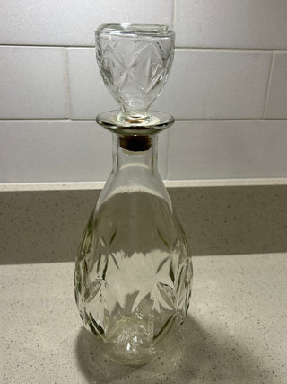 Vintage Decanter with Corked Lid