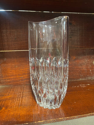 9" Gorham Crystal Althea Vase, West Germany--SP