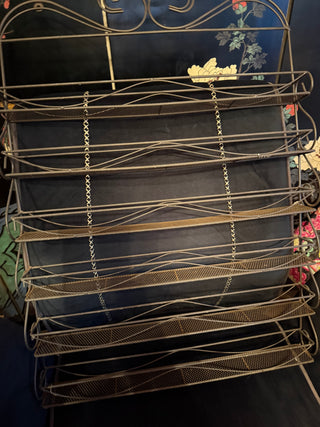Rare Vintage 6 Tier Metal Spice Rack VV