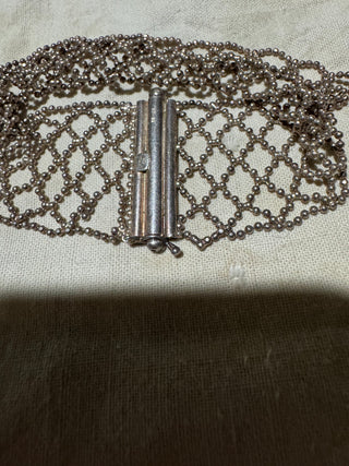 Sterling mesh bracelet