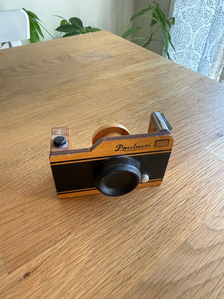 Wooden Camera Tape Dispenser