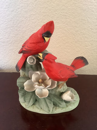 Authentic Lefton "Cardinals" China Figurine