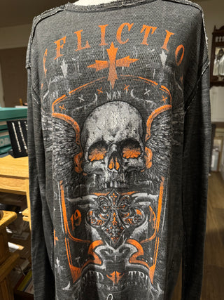 affliction 1973 shirt sz/M