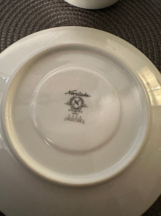 Vintage A Cream Soup Bowl/Saucer Blue Tide MTS