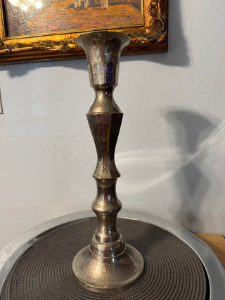 Candleholder Floor Hammered 17.5inch