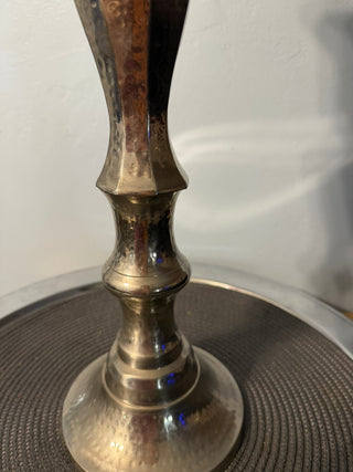 Candleholder Floor Hammered 17.5inch