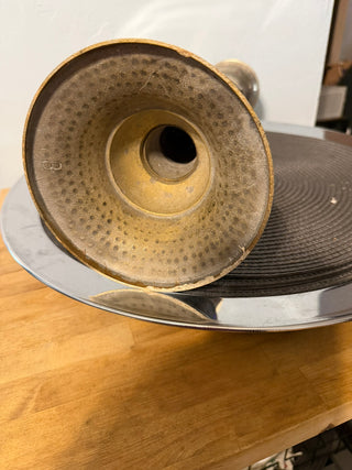 Candleholder Floor Hammered 17.5inch