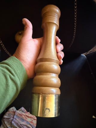 MCM 10" Wood Salt Shaker and Pepper Grinder set Nasco VV