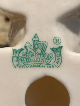 Vintage Belleek Porcelain Scotty Dog Figurine