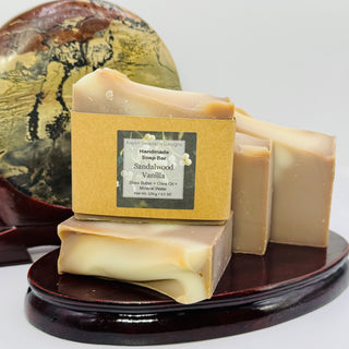 Mineral Water  + Olive Oil Soaps - Sandalwood + Vanilla - FPO