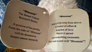 Blossom the Breast Cancer Bunny Vintage and Very Rare