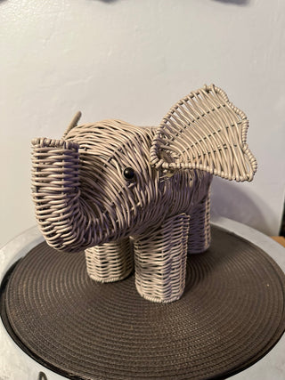 Basket Elephant Grey