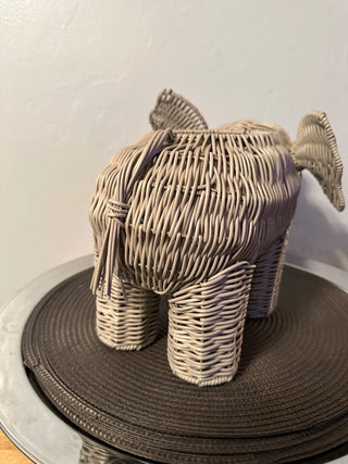 Basket Elephant Grey