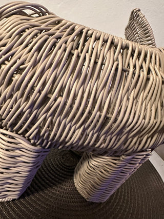 Basket Elephant Grey