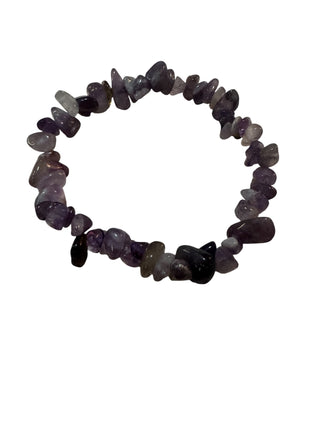Amethyst Tumbled Chip Bracelet