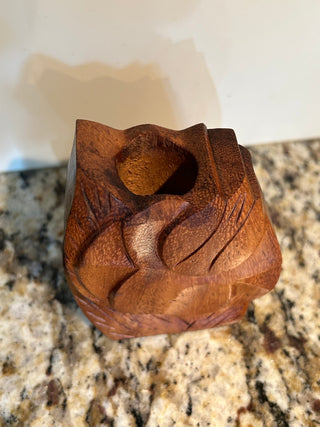 MCM Hawaiian Monkey Wood Perfume Bottle, No Lid