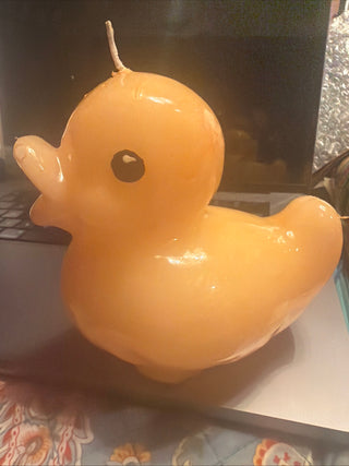 New Yellow Rubber Ducky Duckie Wax Candle Wick Duck