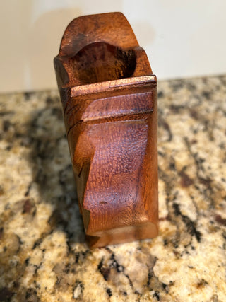 MCM Hawaiian Monkey Wood Perfume Bottle, No Lid
