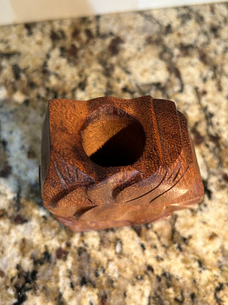 MCM Hawaiian Monkey Wood Perfume Bottle, No Lid