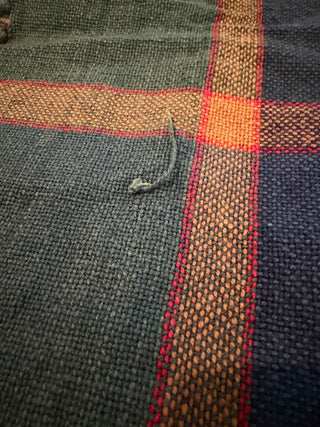 Green/Blue Woven Throw