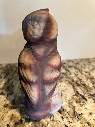 Vintage Horned Owl on Branch Figurine