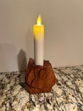 MCM Hawaiian Monkey Wood Perfume Bottle, No Lid