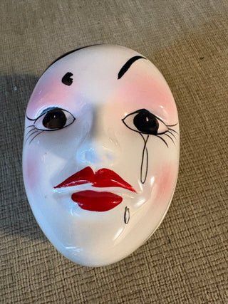 Vintage/Retro 80s-90s Pierrot Clown Trinket Box