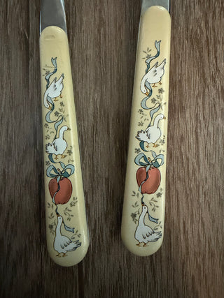 1980s Geese Utensils