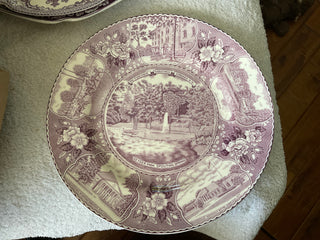 Staffordshire Purple Transfer Ware plate
