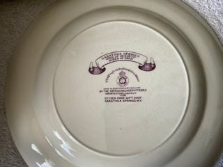 Staffordshire Purple Transfer Ware plate