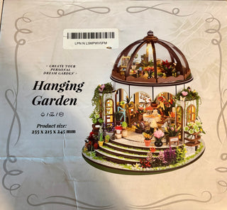 DIY Hanging Garden Miniature House NEW IN BOX