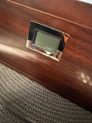 Humiddor Klaro Glass Top/Drawer, Hygrometer