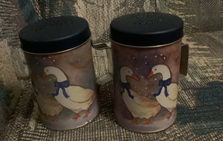 1980"s Tin S & P Shakers