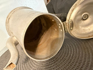 Coffee Pot 1940's Camp Wood Handle