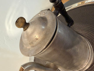 Coffee Pot 1940's Camp Wood Handle