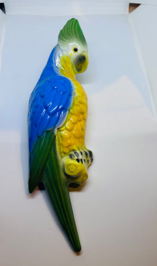 Hollywood Ceramics 1940s - 1950s - Parrot Wall Pocket - Collectible
