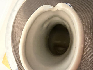 Porcelain Boot Blue White 7 inch