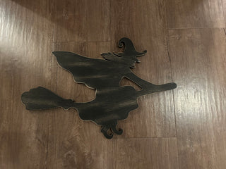 Wooden Witch Wall Decor