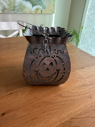 Halloween Tin Basket