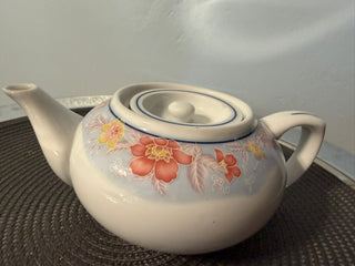Teapot Lheng Jao Floral White