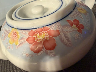 Teapot Lheng Jao Floral White