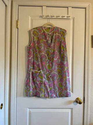 vtg psychedelic 60s dress