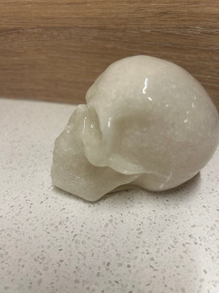 White Skull Figurine
