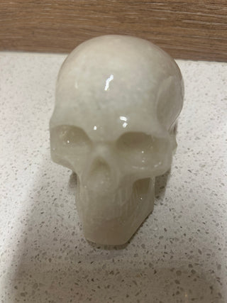White Skull Figurine