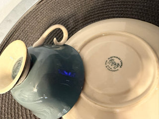 Vintage Teacup/Saucer Flintridge Gray