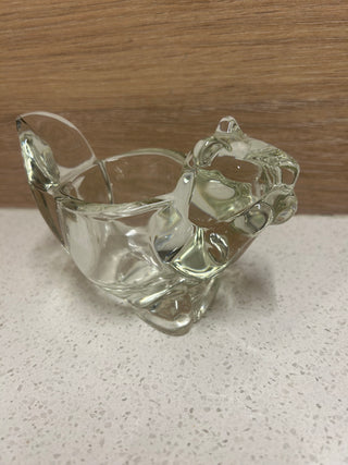 Avon Glass Squirrel Votive Holder