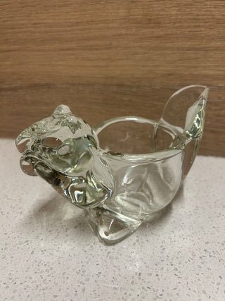 Avon Glass Squirrel Votive Holder
