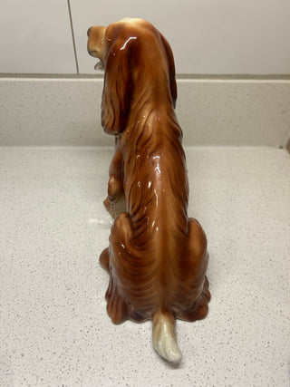 Large Vintage Spaniel or Setter Dog Figurine