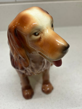 Large Vintage Spaniel or Setter Dog Figurine