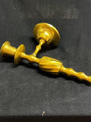 BRASS Wall Sconce Hanging Candlestick Holder